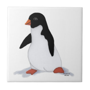 Cerâmica Azulejo de pinguins