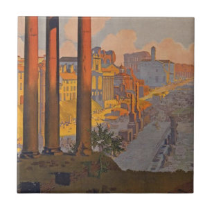 Cerâmica Azulejo de pintura para Viagem de anúncios da Roma