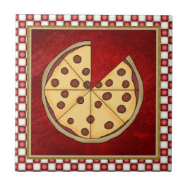 Cerâmica Azulejo de pizza italiana