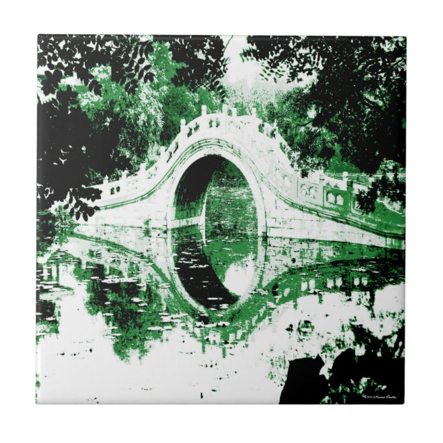 Cerâmica Azulejo de Ponte Histórica (Frente)