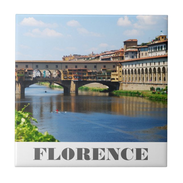 Cerâmica Azulejo de Ponte Vecchio (Frente)