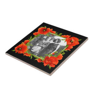 Cerâmica Azulejo de Poppies da Califórnia