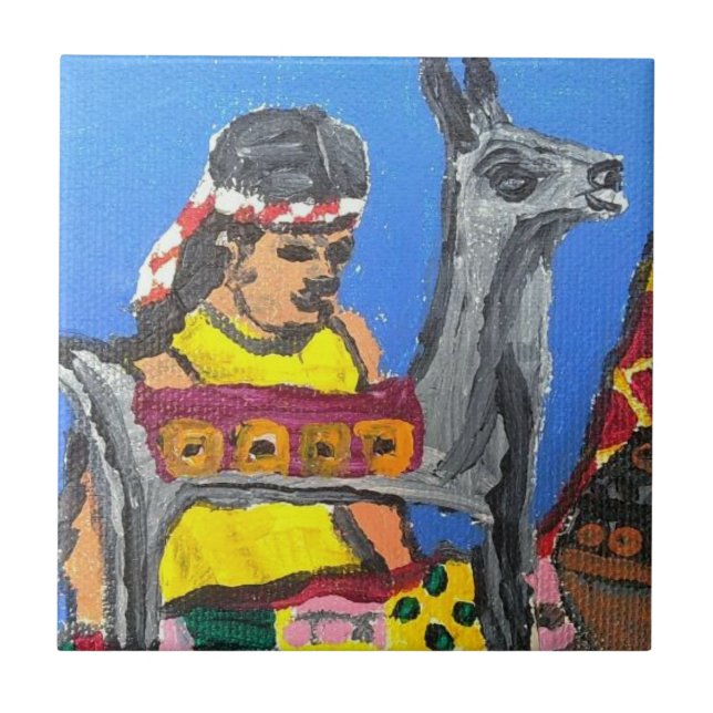Cerâmica Azulejo de prata do lama (Frente)