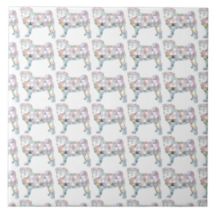 Cerâmica Azulejo de pug