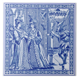 Cerâmica Azulejo de Reprodução da Série Minton Cinderella c