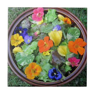 Cerâmica Azulejo de Salada de Flor