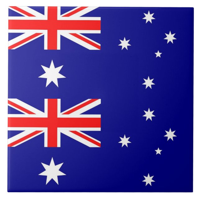Cerâmica Azulejo de Sinalizador Australiano (Frente)