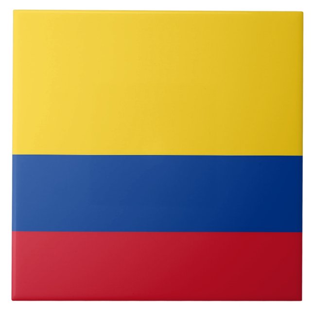 Cerâmica Azulejo de Sinalizador Colombiano (Frente)