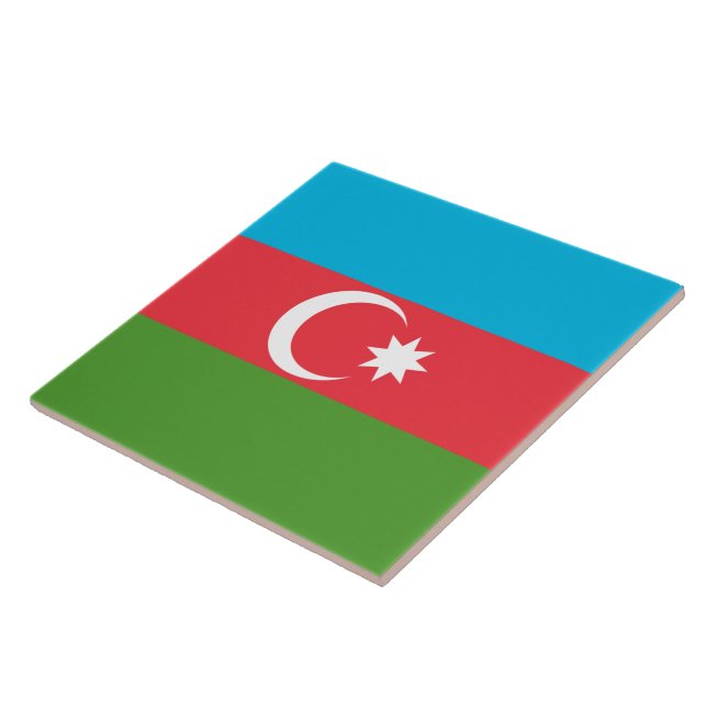 Cerâmica Azulejo de Sinalizador do Azerbaijão (Lateral)