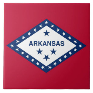 Cerâmica Azulejo de Sinalizador do Estado do Arkansas