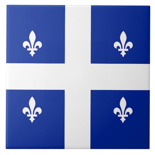 Cerâmica Azulejo de Sinalizador do Quebec (Frente)
