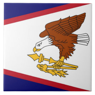 Cerâmica Azulejo de Sinalizador Samoa Americano