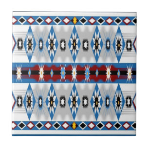 Cerâmica Azulejo de Sioux do nativo americano