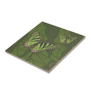 Cerâmica Azulejo de Swallowtail do céltico