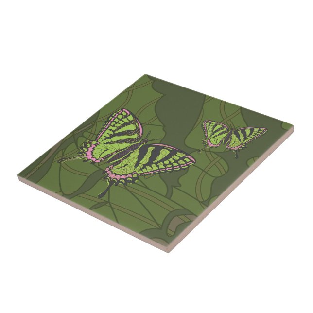 Cerâmica Azulejo de Swallowtail do céltico (Lateral)