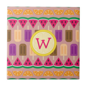 Cerâmica Azulejo de Sweets de Verão