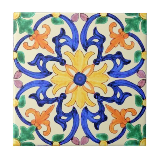 Cerâmica Azulejo de Talavera (Frente)