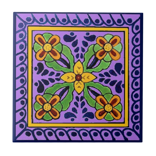 Cerâmica Azulejo de Talavera (Frente)