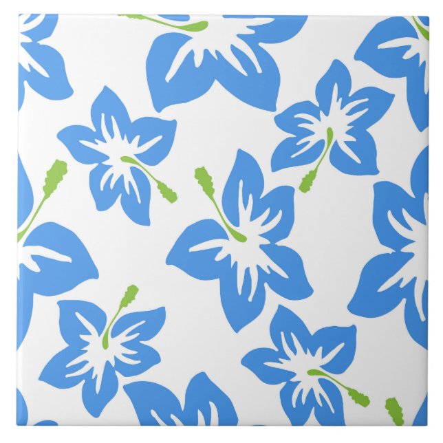 Cerâmica azulejo de tempo havaiano (Frente)