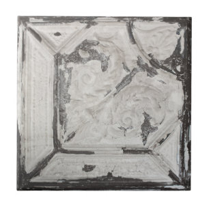 Cerâmica Azulejo de teto de pintura branca esvaziada