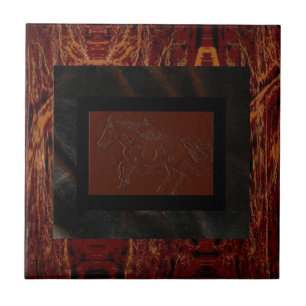 Cerâmica Azulejo de Textura/Faux de Cavalo