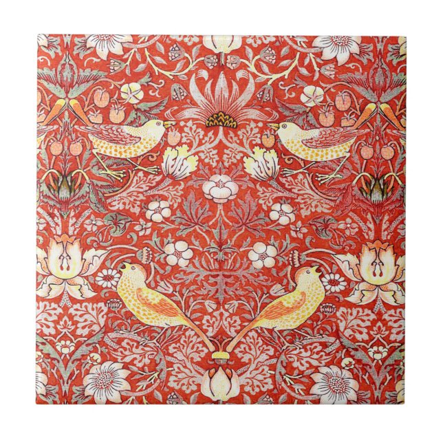 Cerâmica Azulejo de Thef Crimson Strawberry (Frente)