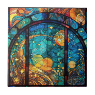 Cerâmica Azulejo de Trabalho de arte de Vidro Fortemente Ar