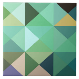 Cerâmica Azulejo de Trivet Azul Aqua Quilblock