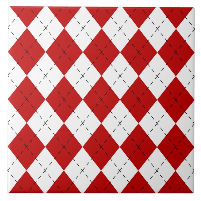 Cerâmica Azulejo de trivet da Cozinha Argyle (Frente)