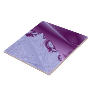 Cerâmica Azulejo de Trivet da Montanha Roxa Snowy