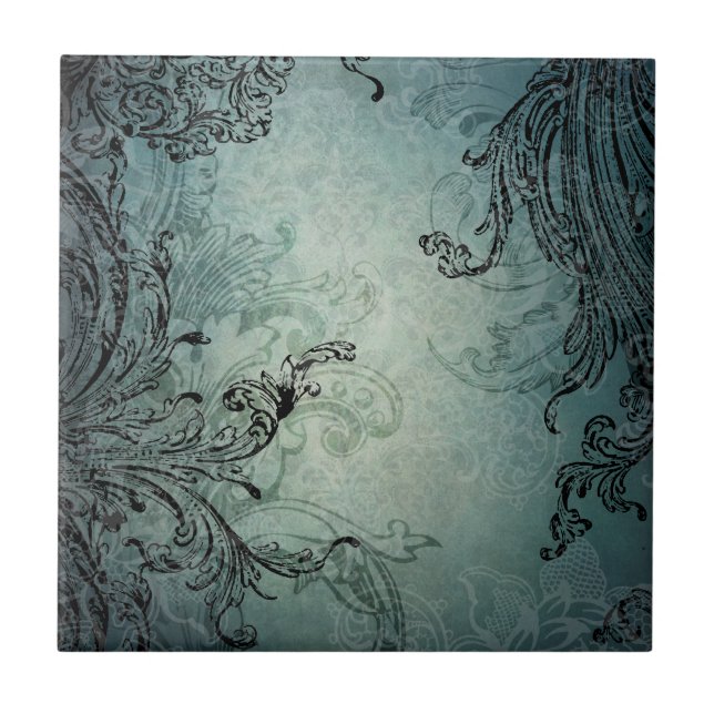 Cerâmica Azulejo de turnos barrocos (Frente)