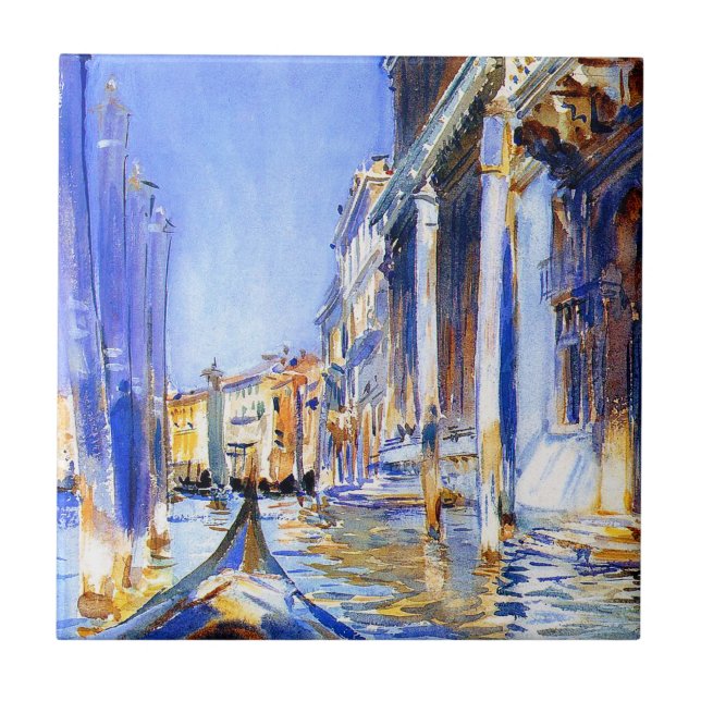 Cerâmica Azulejo de Veneza do dell'Angelo de John Singer (Frente)