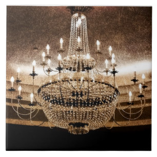 Cerâmica Azulejo de Vídeo Crystal Chandelier Dazzle Glitz G