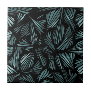 Cerâmica Azulejo de vidro azul-padrão com abstrato