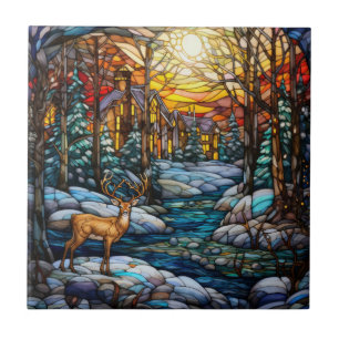 Cerâmica Azulejo de vidro de inverno