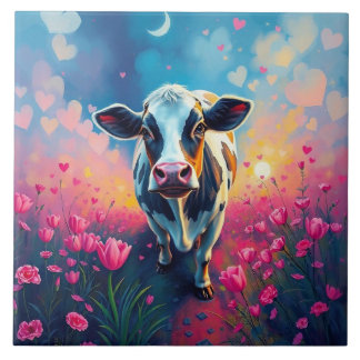 Cerâmica Azulejo decorativo cerâmico do dia de os namorados