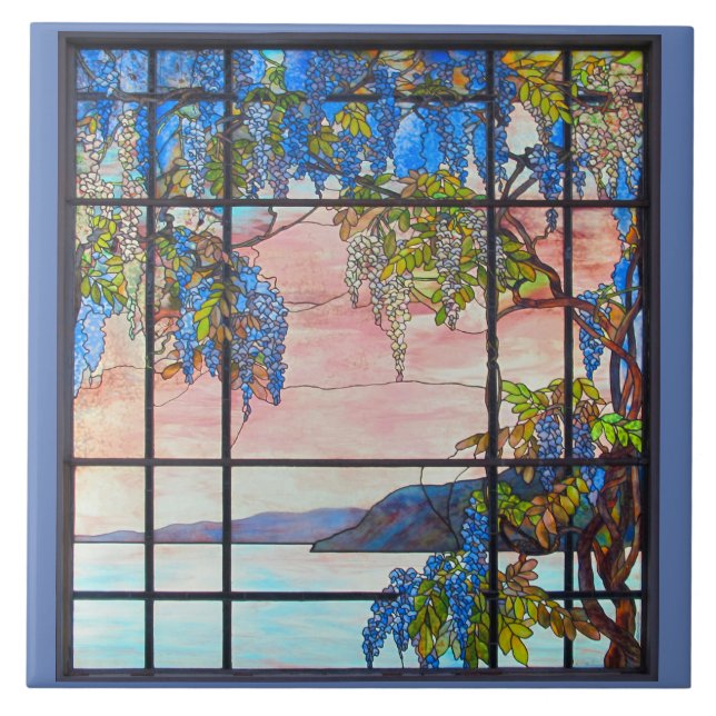 Cerâmica Azulejo decorativo da janela de vidro da Tiffany (Frente)