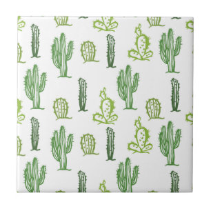 Cerâmica Azulejo Decorativo De Cactus Bem Suculento