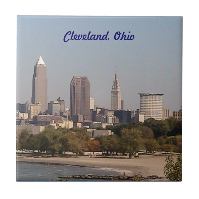 Cerâmica Azulejo decorativo de Edgewewater (Cleveland, OH) (Frente)