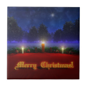 Cerâmica Azulejo Decorativo de Natal Mais Brilhante