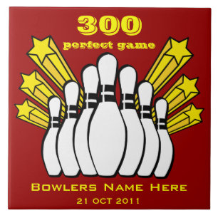 Cerâmica azulejo decorativo de Prêmio 300 Game Boliche
