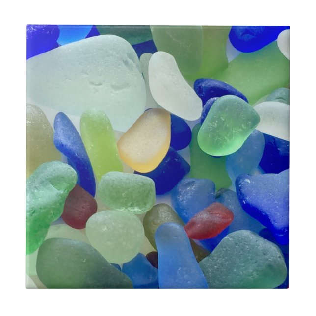 Cerâmica Azulejo decorativo de Seaglass (Frente)