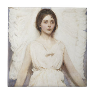 Cerâmica Azulejo do anjo de Abbott Handerson Thayer