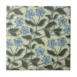 Cerâmica Azulejo do miosótis de Nouveau da arte