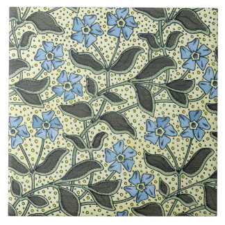 Cerâmica Azulejo do miosótis de Nouveau da arte