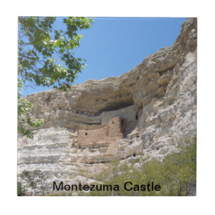 Cerâmica Azulejo do parque nacional de Montezuma Casle
