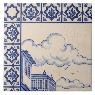 Cerâmica Azulejo do Porto Mural 1 de 6 Superior Esquerdo