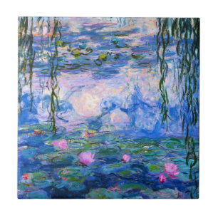 Cerâmica Azulejo dos lírios de água de Monet