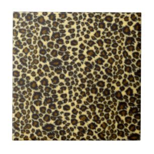 Cerâmica Azulejo Estampa de Leopardo