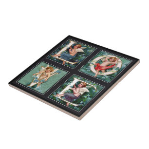 Cerâmica Azulejo feito sob encomenda das cartas de amor do